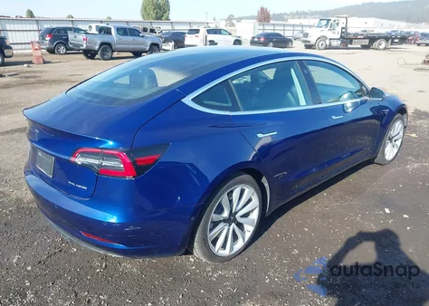 2020 Tesla Model 3 Long Range z USA, uszkodzony, nr VIN 5YJ3E1EB0LF620626